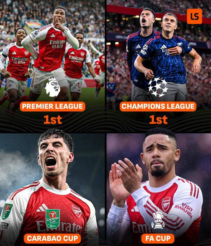 四线争冠信心满满！阿尔特塔低调不谈奖杯，阿森纳梦想离现实愈发接近